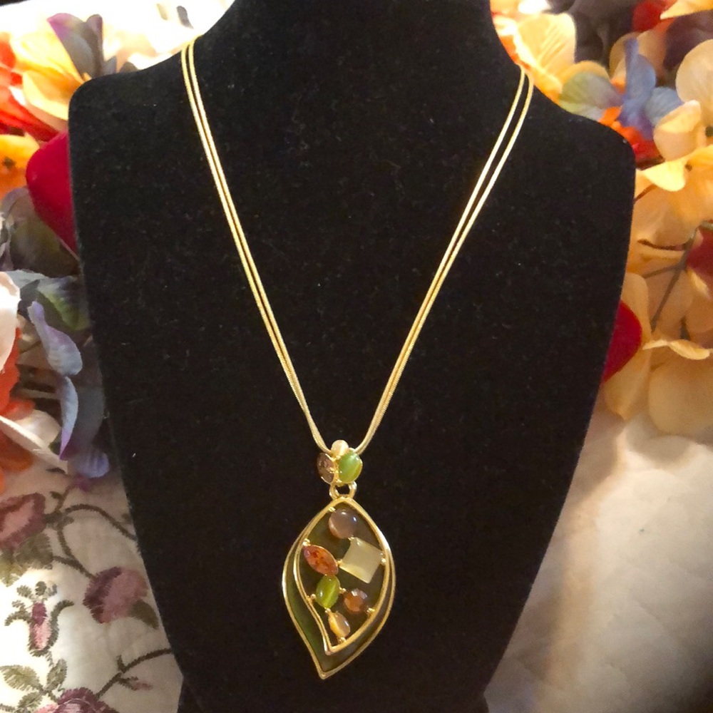 Vintage stone necklace